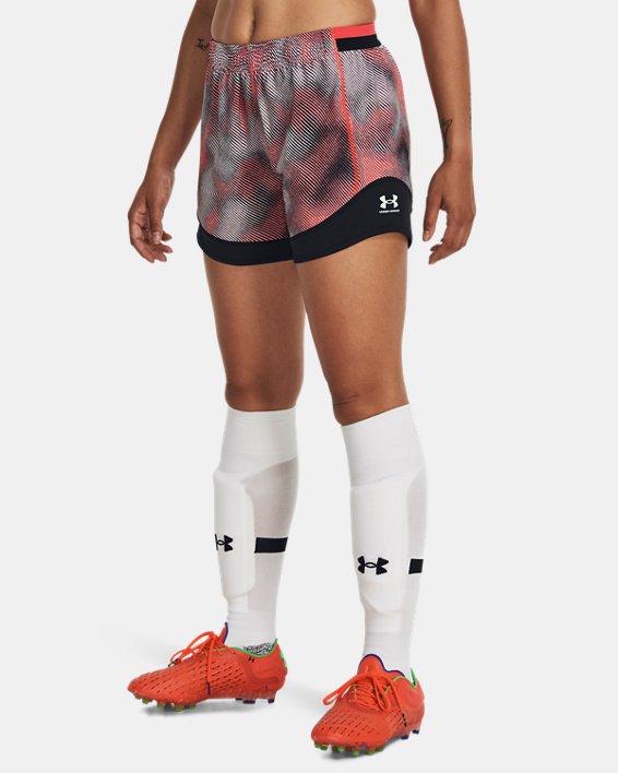 UA Challenger Pro Shorts mit Print für Damen, Red, pdpMainDesktop image number 0